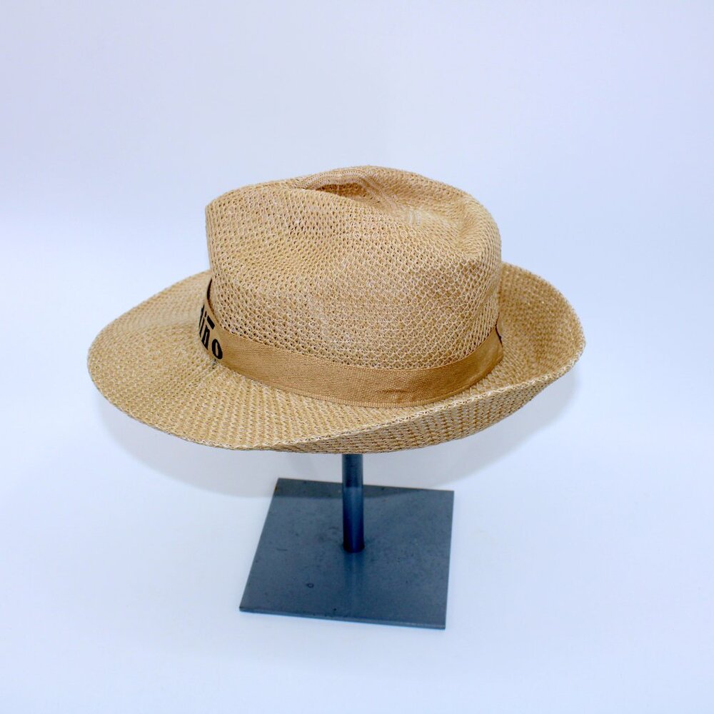 RONALDINO Small Curly Brim Straw Sun Hat - Picture 5 of 5